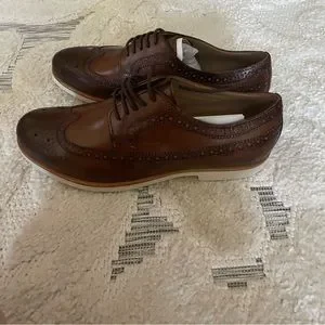Brown Wingtip Geox Respira Men Italian dress shoes Geox | Shoes | Geox Respira Brown Coffee Wingtip Dress Shoes  main image 4
